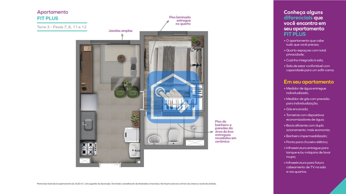 Apartamento à venda com 2 quartos, 38m² - Foto 16