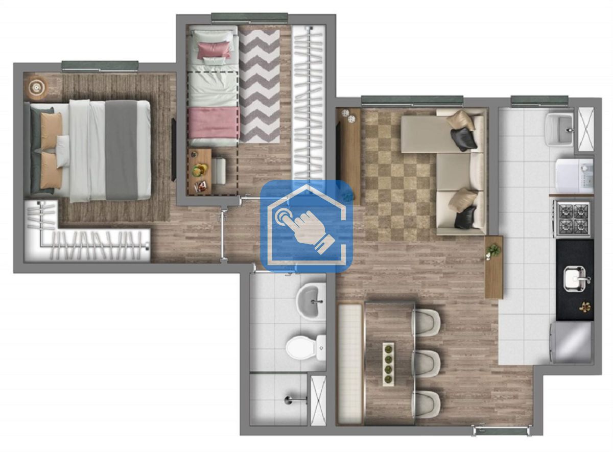 Apartamento à venda com 2 quartos, 41m² - Foto 24