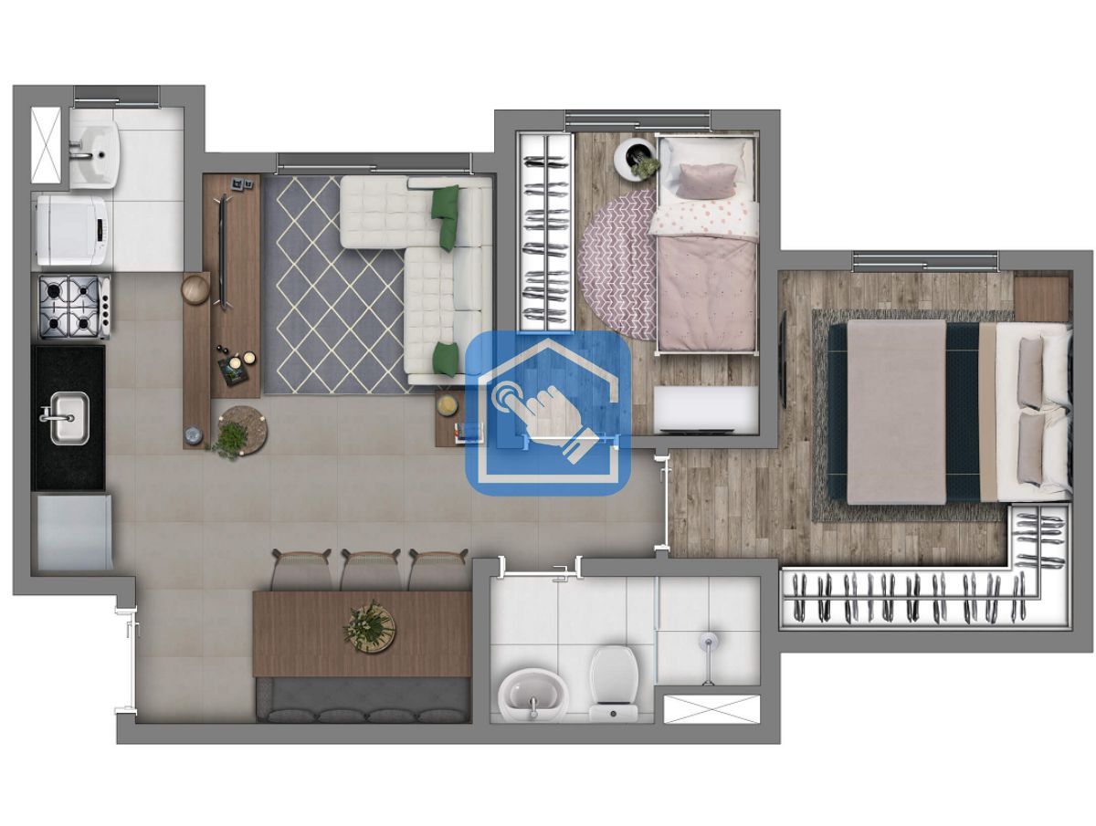 Apartamento à venda com 2 quartos, 38m² - Foto 17