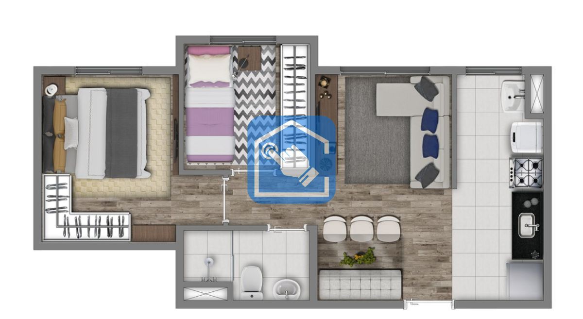 Apartamento à venda com 2 quartos, 38m² - Foto 12